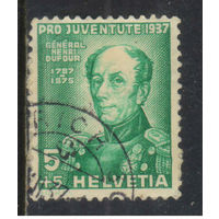 Швейцария 1937 В пользу фонда поддержки прав и потребностей швейцарских детей и молодежи Гийом-Анри Дюфур - топограф #314
