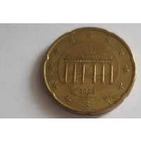 Германия 2002G 20 евроцентов