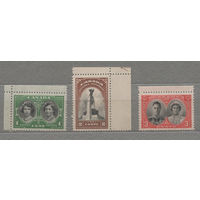 1939 Канада ** Королевский визит, серия 3 марки, Британские колонии.