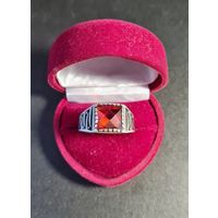 Перстень-печатка серебро 925 лот#6, С РУБЛЯ! МНОГО ЛОТОВ С РУБЛЯ БЕЗ МЦ!