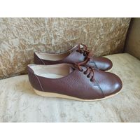 НОВЫЕ ботинки/туфли ретро р.37-38 (нат.кожа)