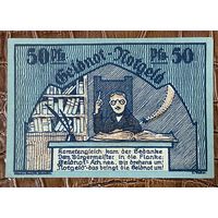 Нодгельд 50 пфеннигов 1921 год. Шмёлльн. Веймарская республика