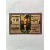 75 пфенигов (нотгельды) Германия г.Нордхаузен -1402