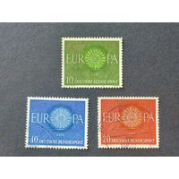 Германия 1960. Европа (C.E.P.T.) 1960 - Колесо. Полная серия