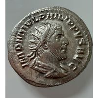 Римская империя Рим Антониниан 244-249 Филипп Араб. СЕРЕБРО