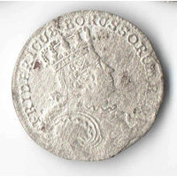 6 ГРОШЕЙ 1755-1756г., (ШОСТАК) ПРУССИЯ