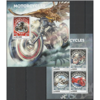 2016 Сьерра-Леоне    Мотоциклы BL+KB   MNH
