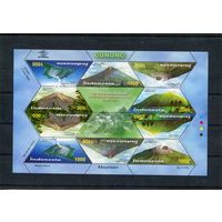 Индонезия. Вулканы Индонезии. Малый лист