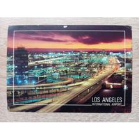 О-10. ПОДПИСАННАЯ ОТКРЫТКА США. АЭРОПОРТ ЛОС АНДЖЕЛЕС.