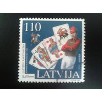 Латвия, 1999. Иллюстрация к роману Рудольфса Блауманиса. Mi-4,00 евро гаш.