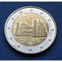 Германия 2 евро 2014 D Нижняя Саксония