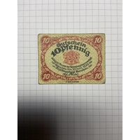 10 пфенигов (нотгельды) г. Германия.-2012