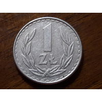 Польша 1 злотый 1986