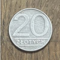 Польша 20 Злотых 1989г.