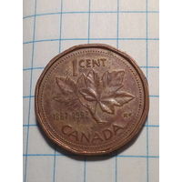 1 цент  Канада 1992  год.