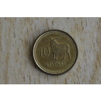 Лесото 10 лисенте 1998 с 1 руб