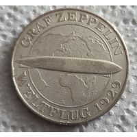 5 марок 1930 полет дирижабля Граф Цеппелин