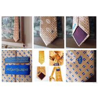 - Галстук ИВ СЕН-ЛОРАН Бутик Elit 100 % шёлк или Галстук ДИСНЕЙ Италия Клубный Дизайнерский Унисекс Бутик Elit 100 % шёлк