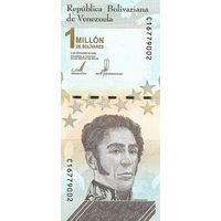 Венесуэла 1000000 боливаров образца 2020 года UNC pw114(1-2)