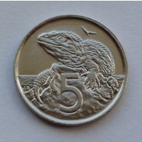 Новая Зеландия 5 центов. 1999 г.