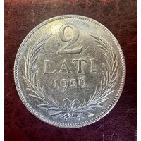 Латвия 2 лата 1926