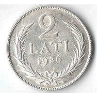 Латвия 2 лата 1926 Предложи свою цену!