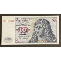 Банкнота 10 марок 1980 год. ФРГ. Альбрехт Дюрер. НЕ БЫЛА В ОБОРОТЕ.