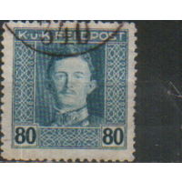 Марка полевой почты из серии 1917г. Австрия "Император Карл I"