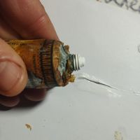 Художественные краски СССР Белила цинковые пентамасляная завод  Ленинград