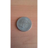 США, 25 центов 2015. Квотер Национальный исторический парк Саратога. Двор P *