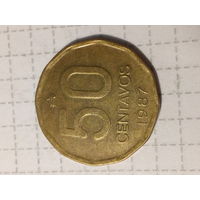 50 сентаво Аргентина 1987 год.