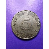 Германия ФРГ 5 пфеннингов 1950 D