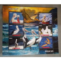 СЕРИЯ Блоков птицы  фауна MNH