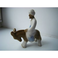 Статуэтка из СССР Ходжа Насреддин на Ослике.