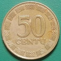 Литва 50 центов 2000