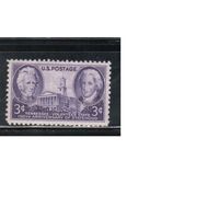 США-1946, (Мих.546),  *    , Штат Теннеси, Президенты (одиночка)