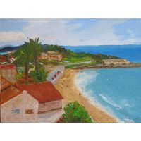 Картина маслом. Мастихин. Холст 40х30. "Тарагона".