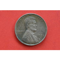 1 цент 1953 с 10 коп