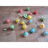 Новогодние ретро огоньки Солнышко Гирлянда СССР Солнце .