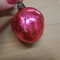 Ёлочная игрушка Ягода, стекло. СССР