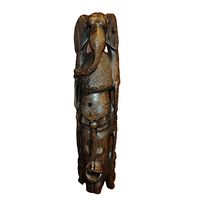 Африканская маска из дерева "Сила слона" Кот-д Ивуар (Берег Слоновой Кости).