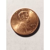 США 1 цент 2017