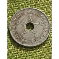 Бельгийское Конго. 20 сантимов 1911 г ( KM#19  Правитель Альберт I )