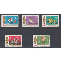 Спорт. Олимпийские игры. Иран. 1972. 5 марок. Michel N 1586-1591 (19,0 е).
