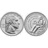 25 центов 2025 США Стейси Парк Милберн, Американские Женщины UNC двор D