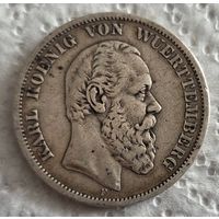 Вюртемберг 5 марок 1876