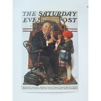 Rockwell открытка США 1990-е   10х15 см