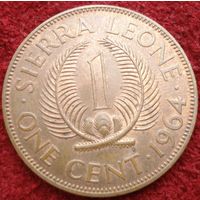 6664:  1 цент 1964 Сьерра-Леоне