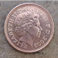 Великобритания 1 пенни 2002 г., KM# 986