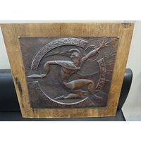 Чеканка - Спартак. 52х46 см. СССР